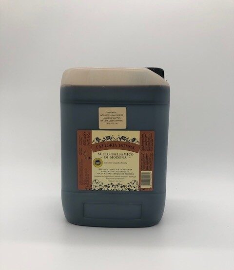 large bottle of balsamic vinegar