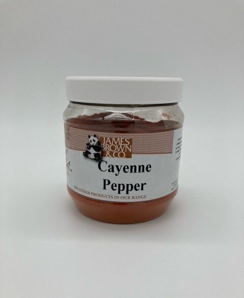 tub of james brown and co cayenne pepper