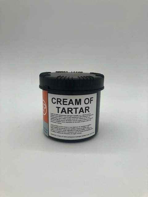 tub of cream of tartar