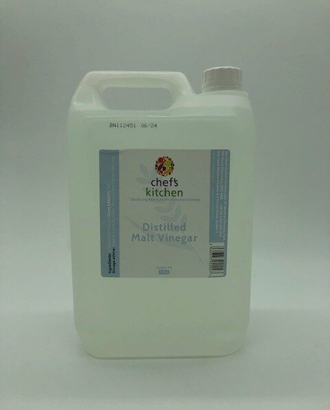 5 litre bottle of distilled malt vinegar