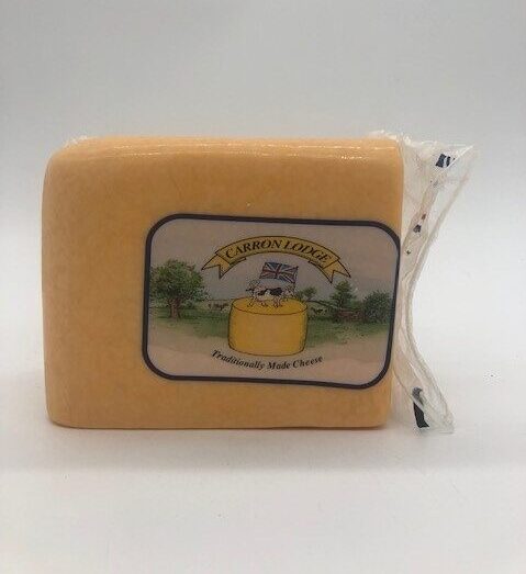 block of double gloucester cheese