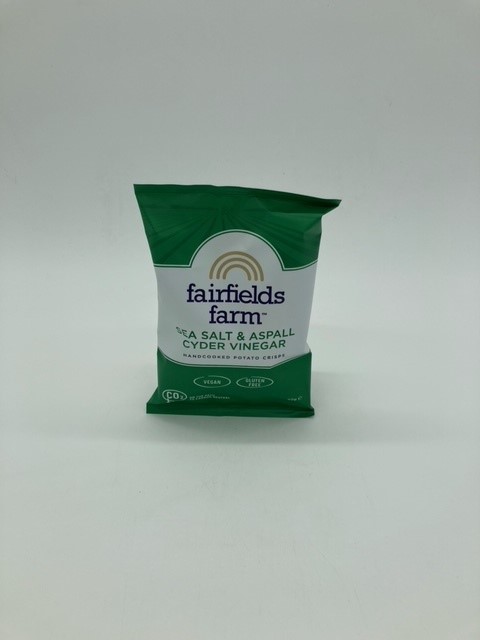 packet of fairfields sea salt and aspall cyder vinegar crisps
