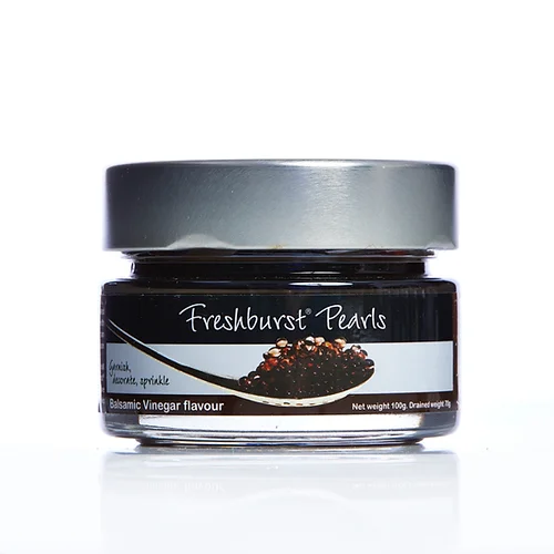 jar of freshburst pearls balsamic vinegar flavour