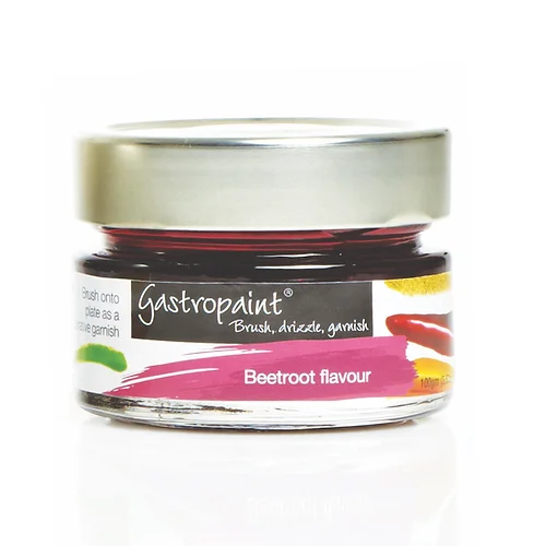 jar of beetroot flavour gastropaint