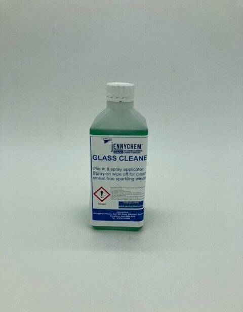 catering size bottle of glass spray cleaner