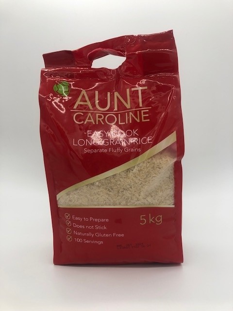 5kg bag of long grain easy cook rice