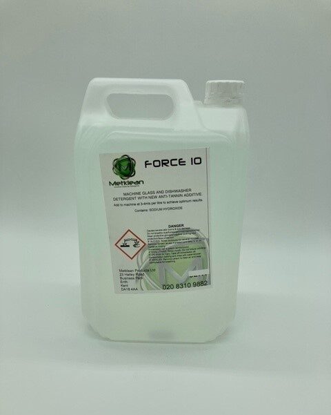 5 litre bottle of dishwasher detergent