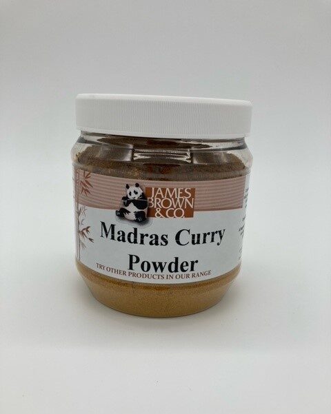 500g tub of james brown and co madras curry powder