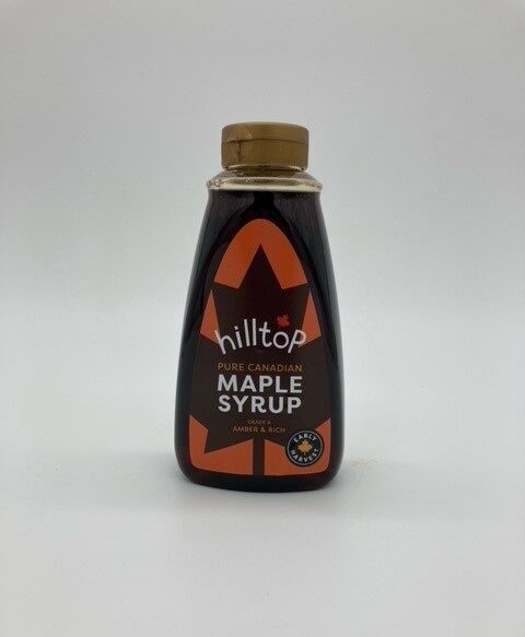 1 litre bottle of pure canadian maple syrup