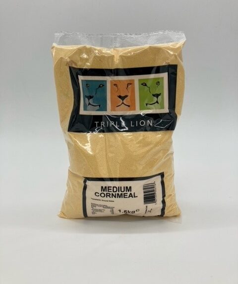 1.5 kg packet of triple lion medium cornmeal