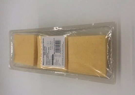 1kg packet of sliced mature cheddar