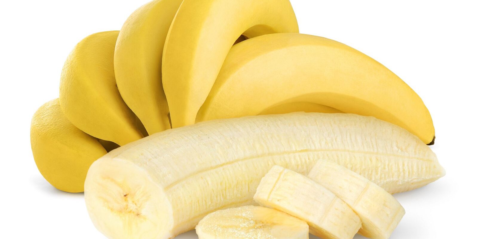 bunch of yellow ripe bananas
