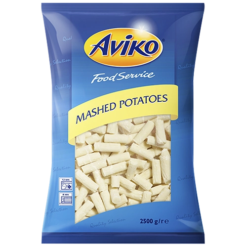 packet of frozen mashed potato pellets