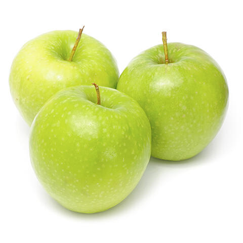 3 granny smith apples
