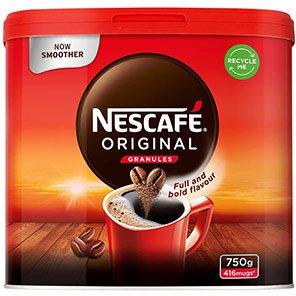 750g carton of Nescafe original coffee granules
